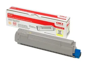 OKI oryginalny toner 43487709, yellow, 6000s, OKI C8600, O